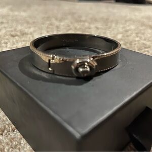 Coach Turn lock Silver Bracelet